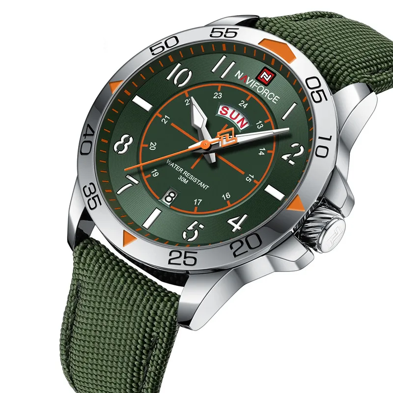 Relógio Casual Masculino Naviforce Green Savassi