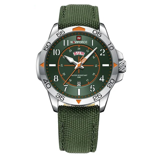 Relógio Casual Masculino Naviforce Green Savassi