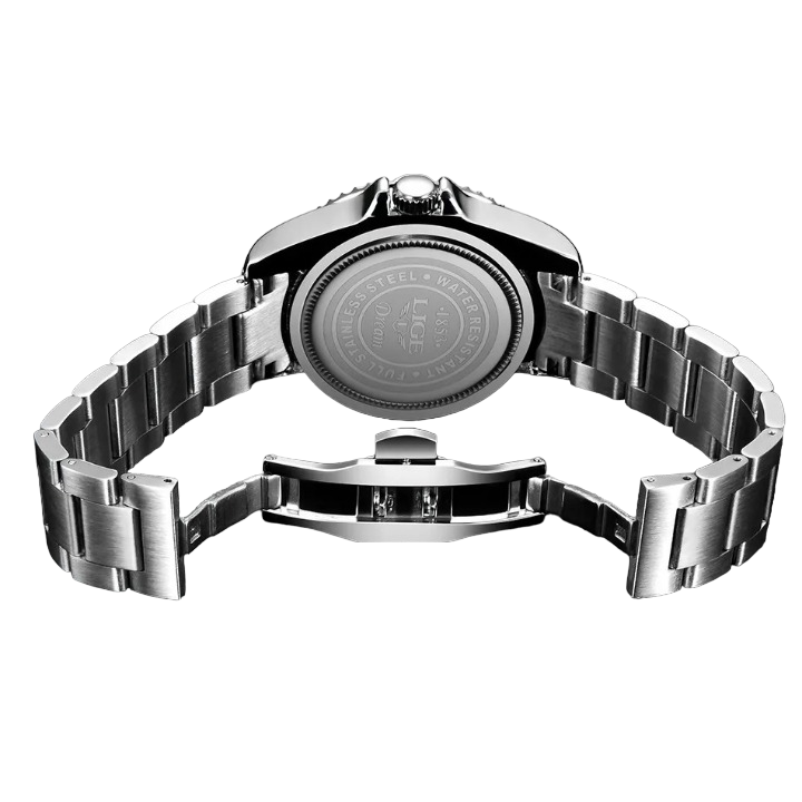 Relógio Masculino de Luxo Lige Black Submariner