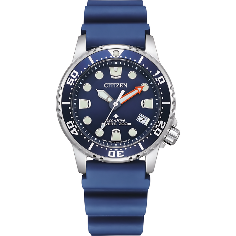 Relógio Clássico Masculino Mergulhador Pulseira de Borracha Citizen Promaster - (Última Oportunidade)