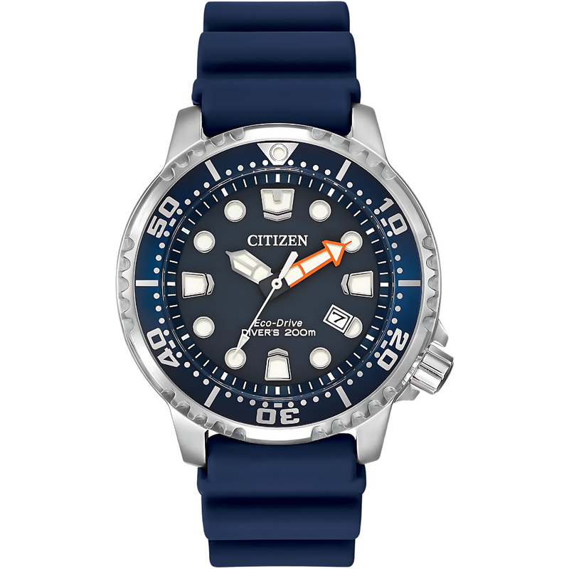 Relógio Clássico Masculino Mergulhador Pulseira de Borracha Citizen Promaster - (Última Oportunidade)