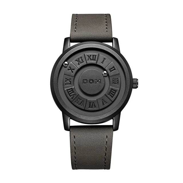 Relógio Minimalista Masculino Magnetic Orbit Don Caruso All Black