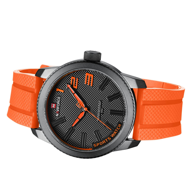 Relógio Esportivo Masculino Antichoque Naviforce Orange Bolt