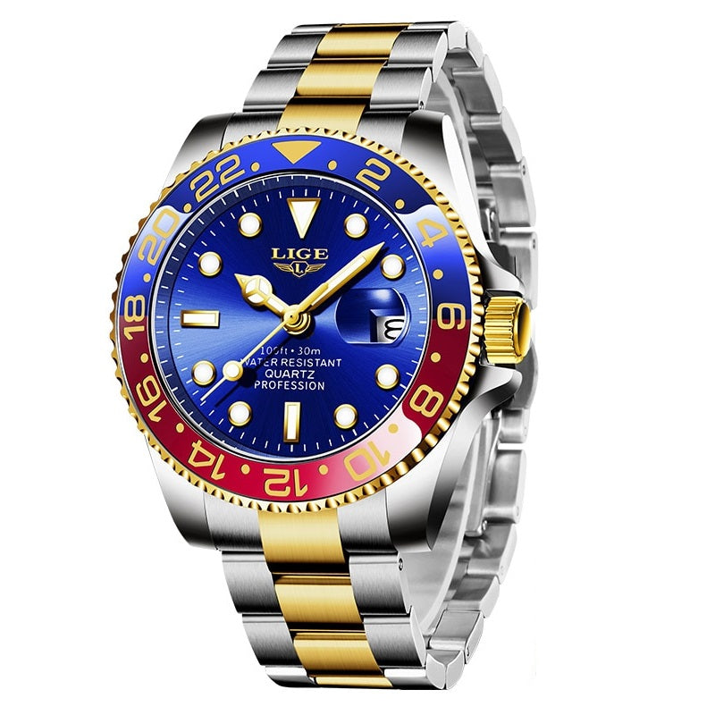 Relógio Masculino de Luxo Lige Il Grifone Submariner