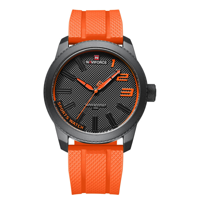 Relógio Esportivo Masculino Antichoque Naviforce Orange Bolt