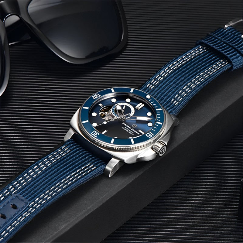 Relógio Masculino de Luxo Pagani Blue Sapphire