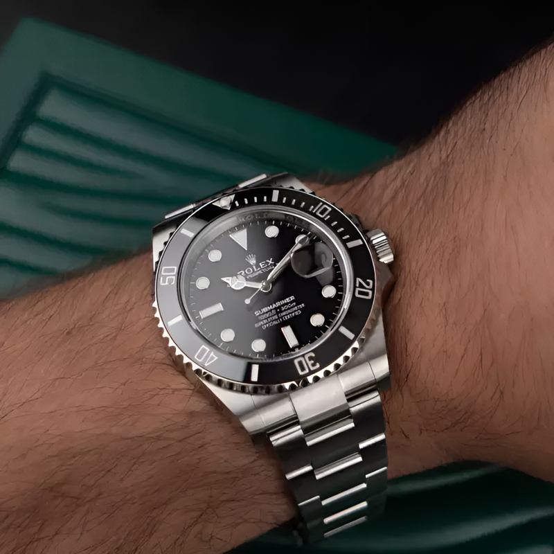 Relógio Masculino De Luxo Rolex Submariner Black