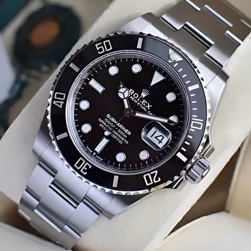 Relógio Masculino De Luxo Rolex Submariner Black