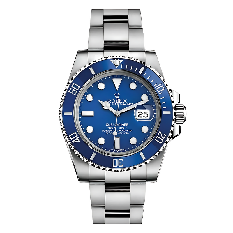 Relógio Masculino De Luxo Rolex Submariner Blue