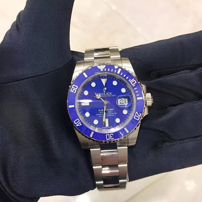 Relógio Masculino De Luxo Rolex Submariner Blue