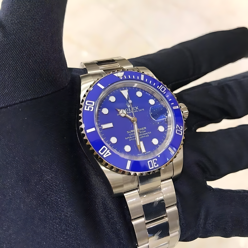 Relógio Masculino De Luxo Rolex Submariner Blue