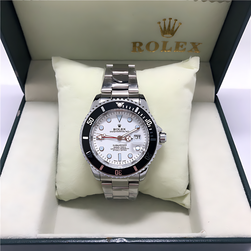 Relógio Masculino De Luxo Rolex Submariner White