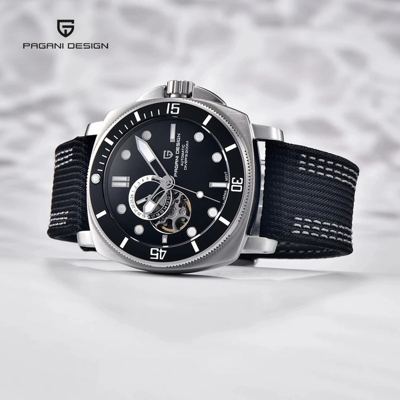 Relógio Masculino de Luxo Pagani Black Sapphire