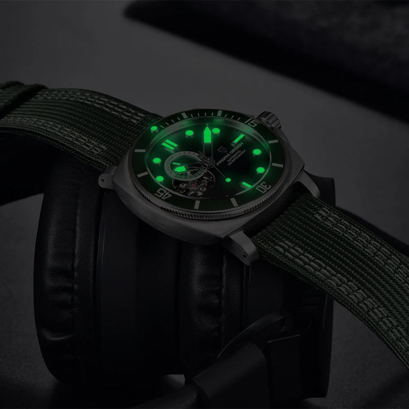 Relógio Masculino de Luxo Pagani Green Sapphire