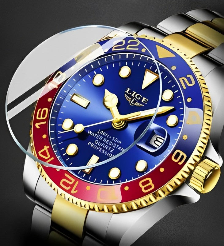 Relógio Masculino de Luxo Lige Il Grifone Submariner