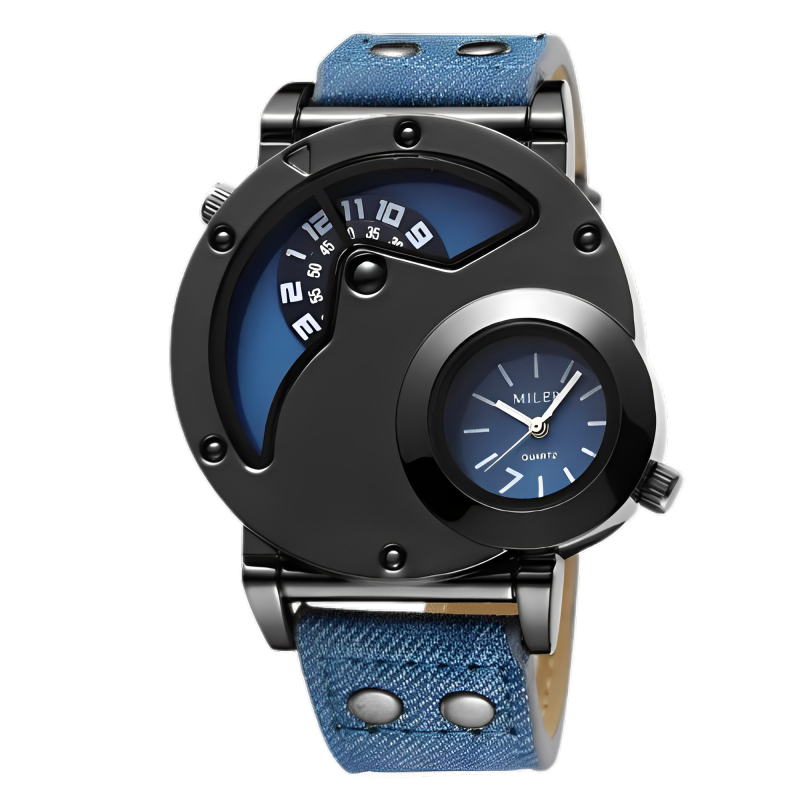 Relógio Casual Miler DualTime Horizon Blue