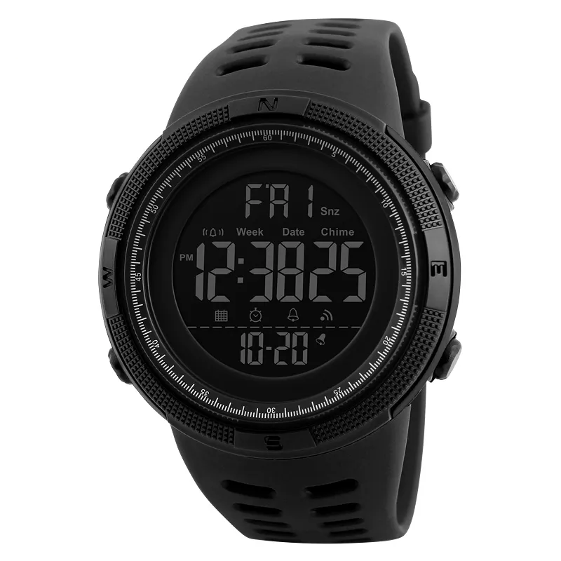 Relógio Esportivo Masculino All Black ChronoWave