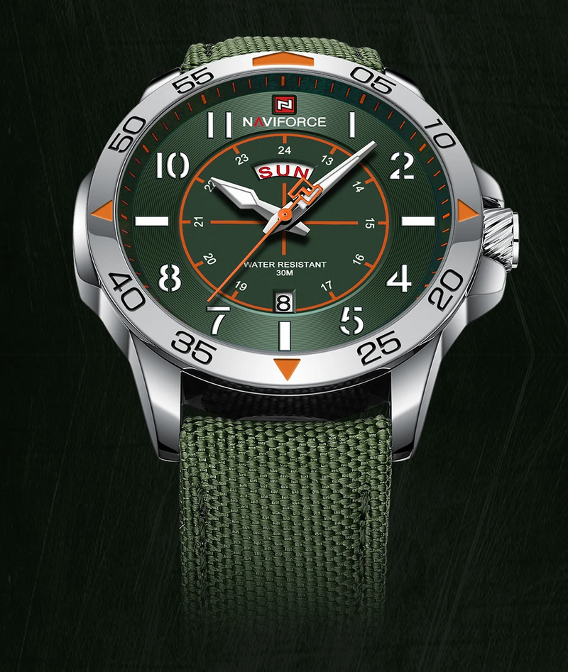 Relógio Casual Masculino Naviforce Green Savassi