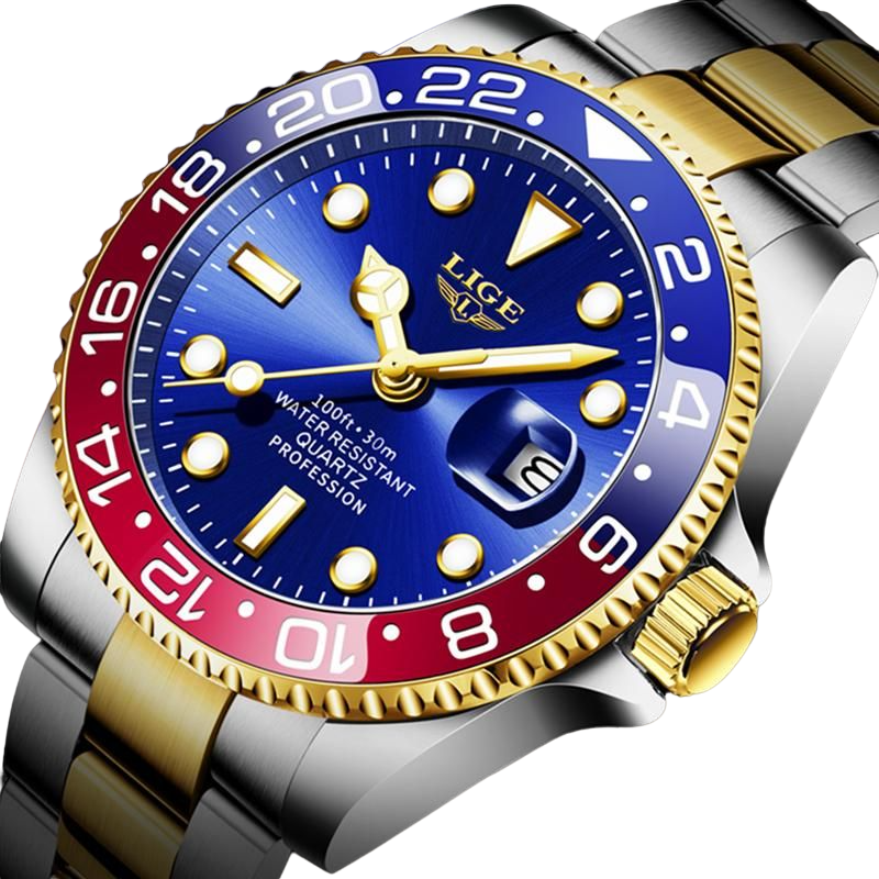 Relógio Masculino de Luxo Lige Il Grifone Submariner